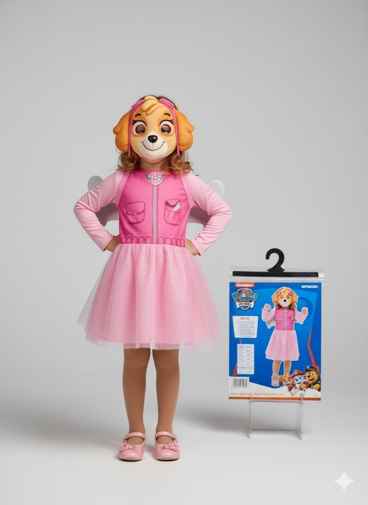 Nickeledeon Wap Patrol Skye Kostüm, Größe 110